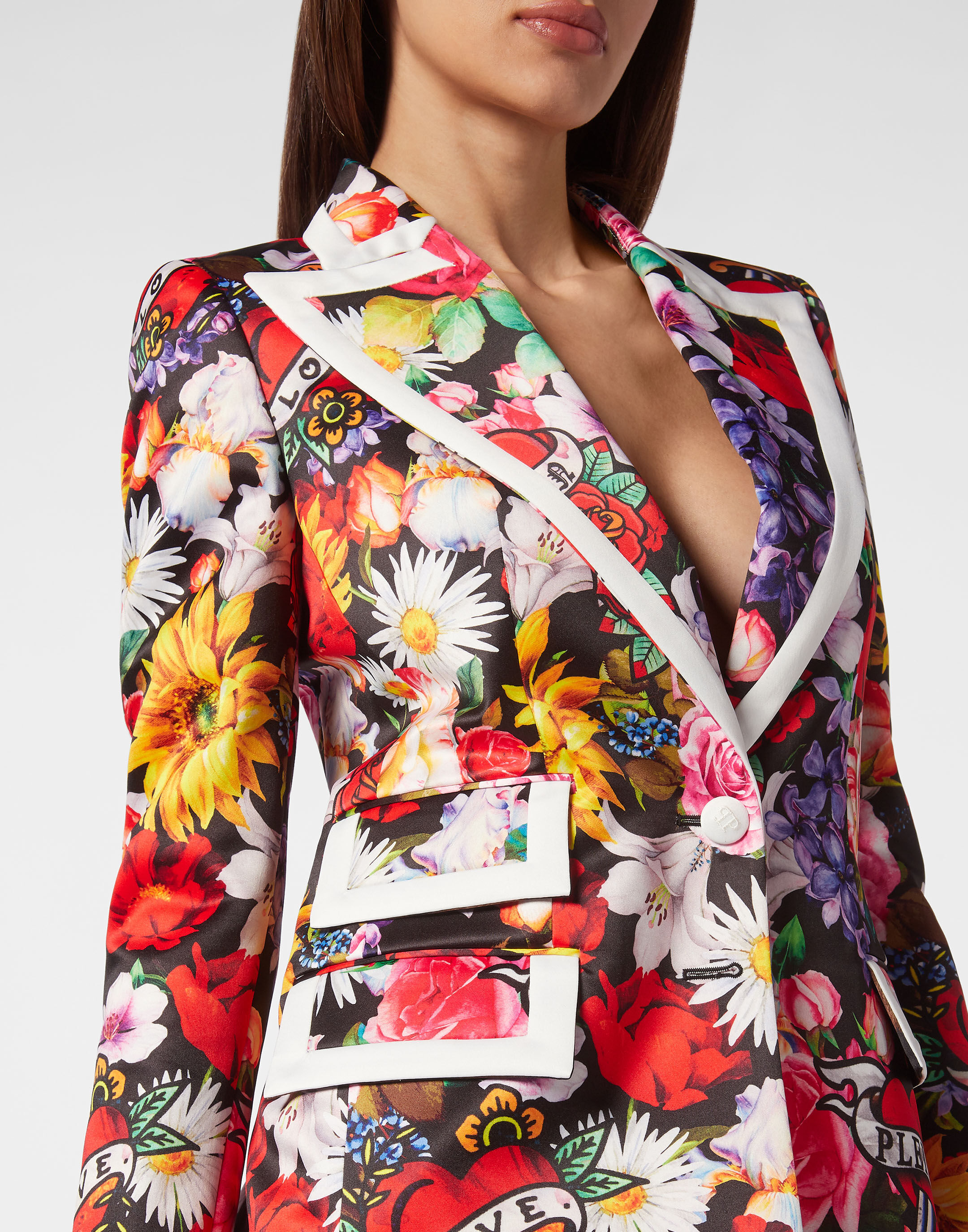 Flower blazer on sale