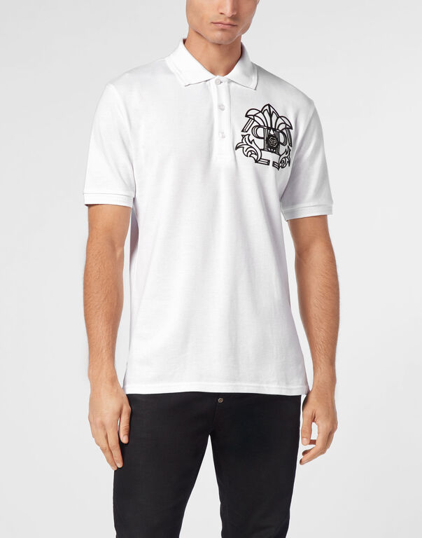Pique Polo shirt SS Skull&Bones