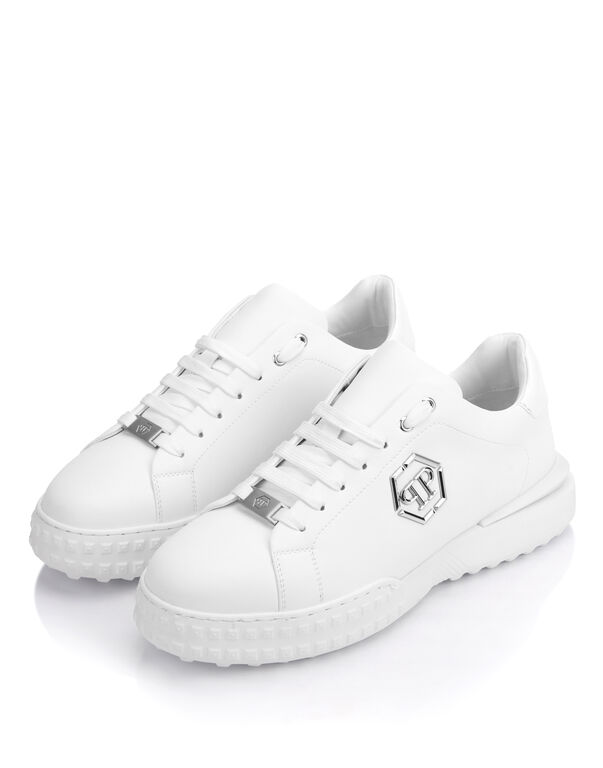 Nappa Leather Low-Top Sneakers Hexagon