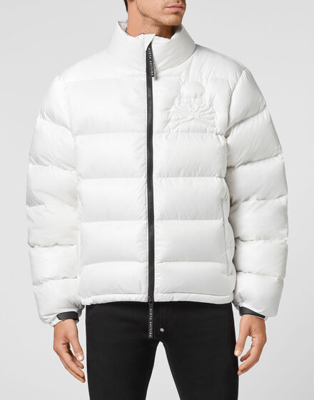 Nylon Oversize Jacket Skull