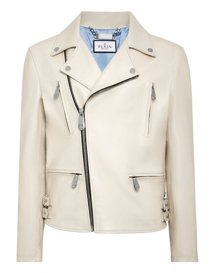 Leather Jacket Gothic Plein