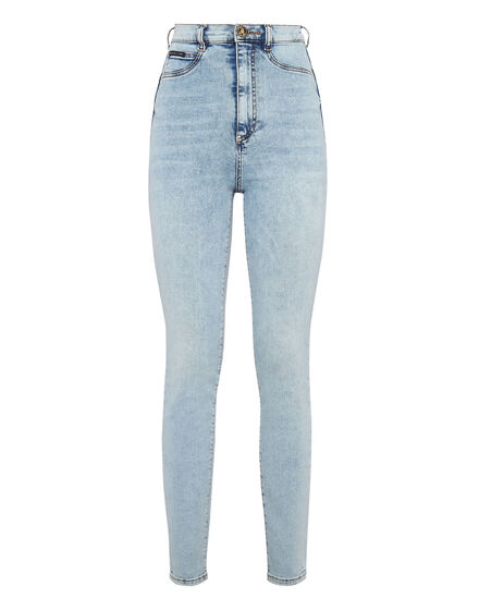 Super High Waist Jegging Skull