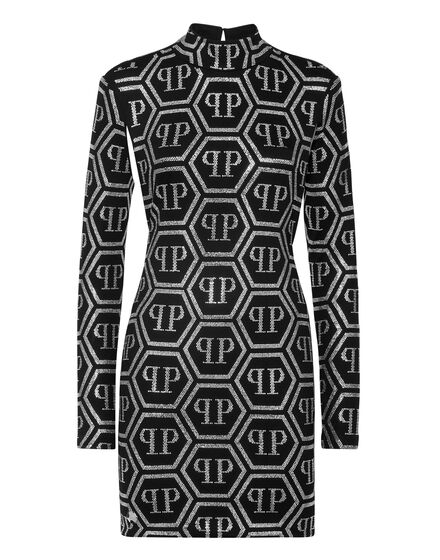 Mini Dress Strass Monogram
