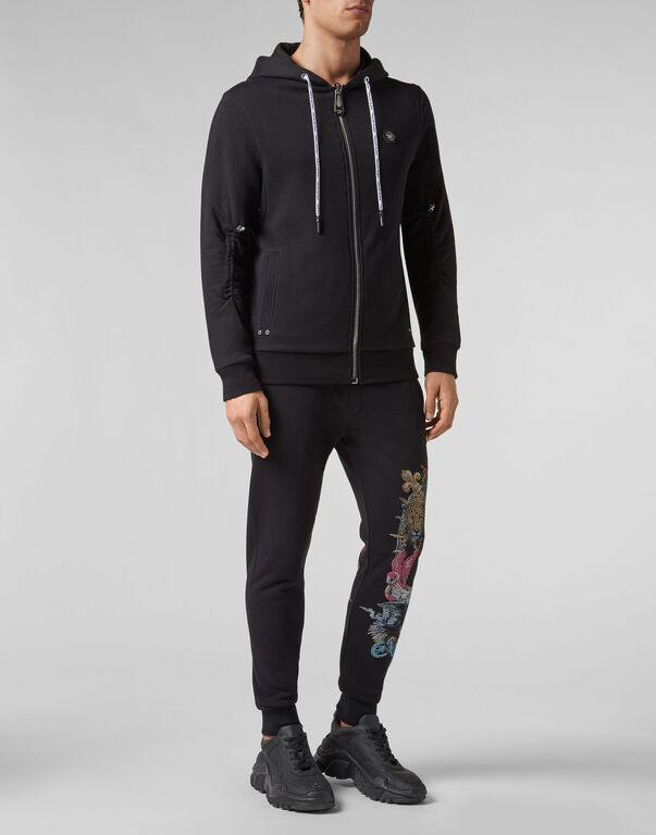 Hoodie Sweatjacket Aloha Plein