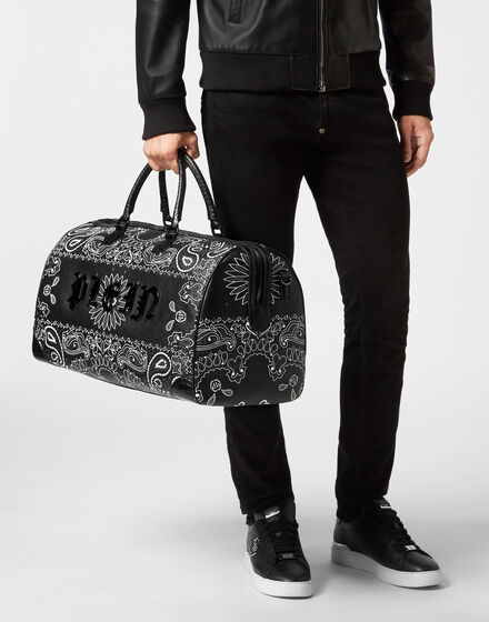 Leather Handle Bag Paisley Gothic Plein