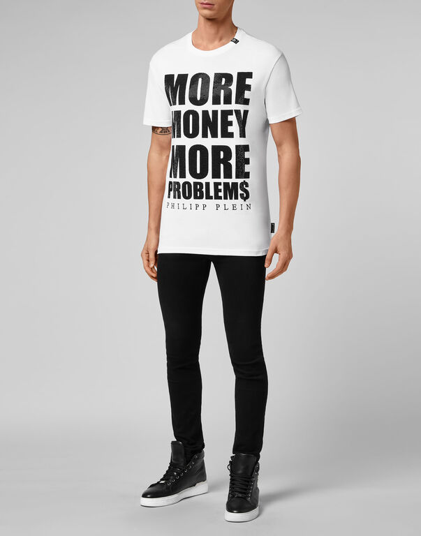 T-shirt Neck SS MORE MONEY MORE PROBLEMS | Philipp Plein Outlet