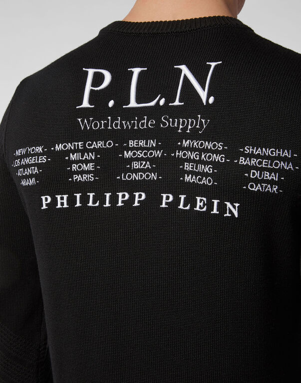 Pullover Round Neck Ls P L N Philipp Plein Outlet