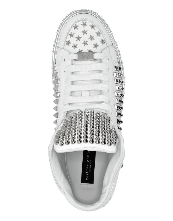Nappa Leather Mid-Top Sneakers Studs