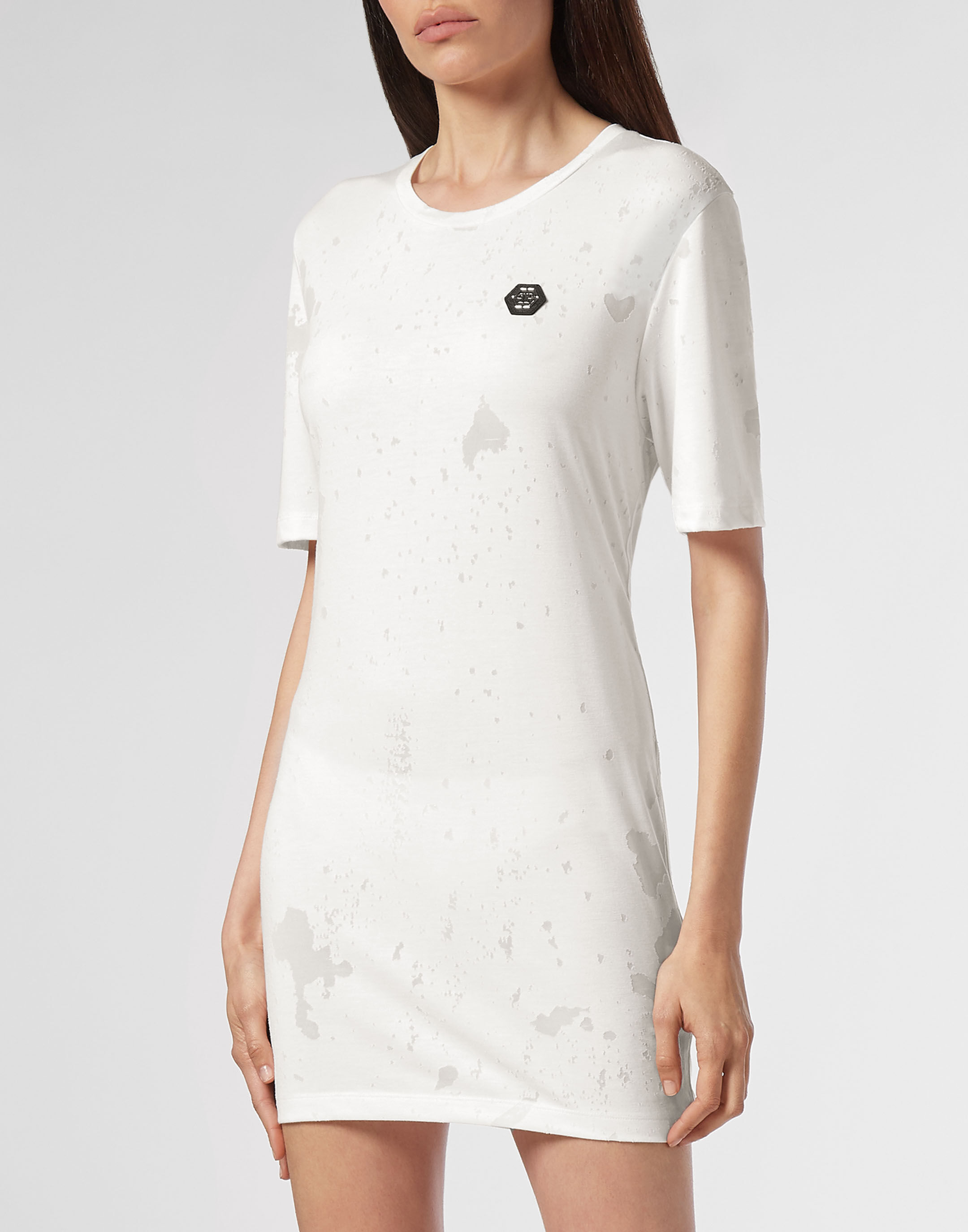 destroyed t shirt dress