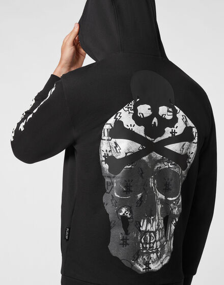 Hoodie Sweatjacket print Skull