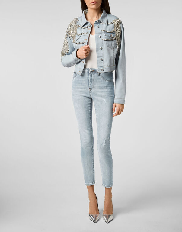 Denim Jacket Crystal