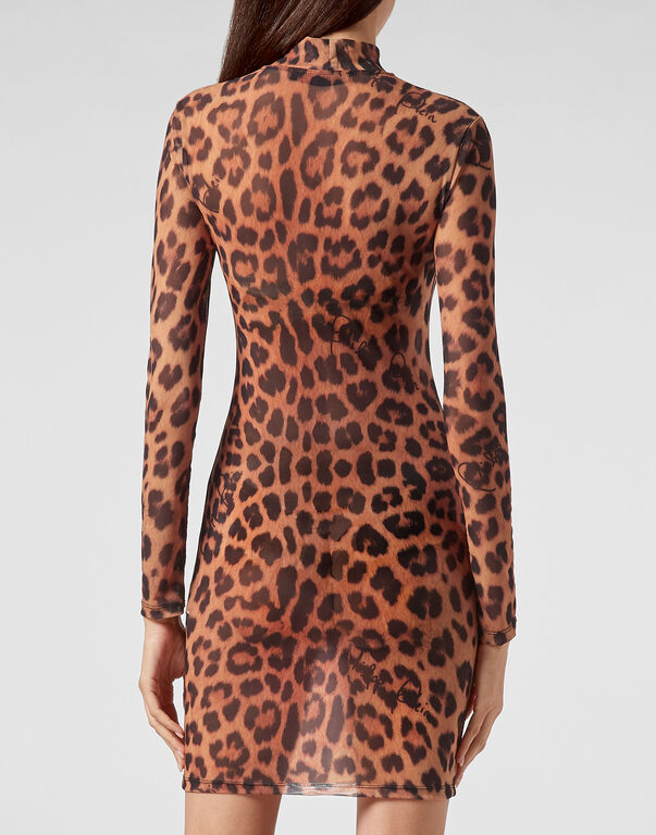 Short Dress  Leopard