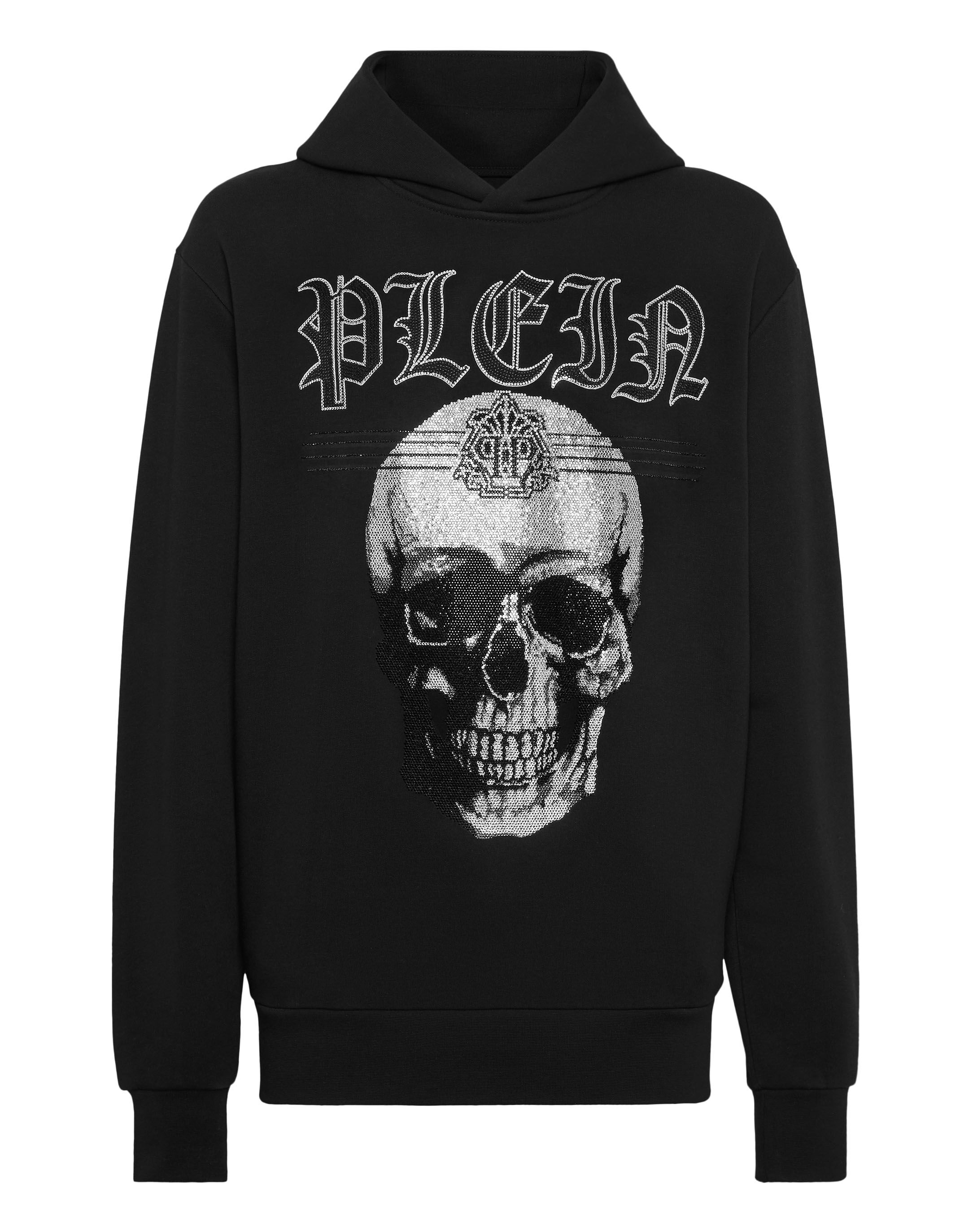 PHILIPP PLEIN フィリッププレイン　パーカー　ドクロ　y2k 黒 イタリア製 PHILIPP PLEIN フィリッププレイン ナイロン