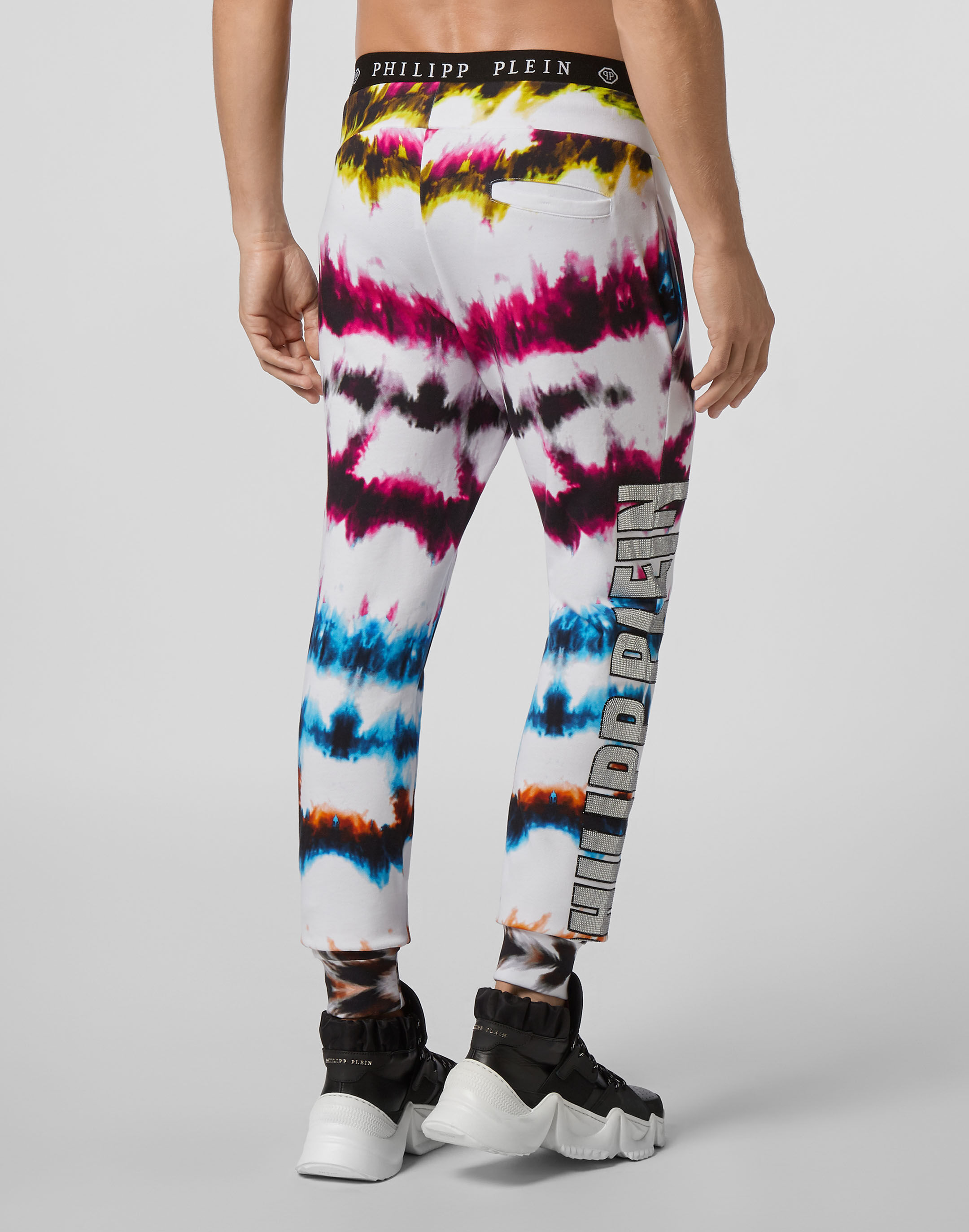 Jogging Trousers Tie dye 家庭用ゲーム 【新品】Tie-Dye Pattern Sweat Pants L その他