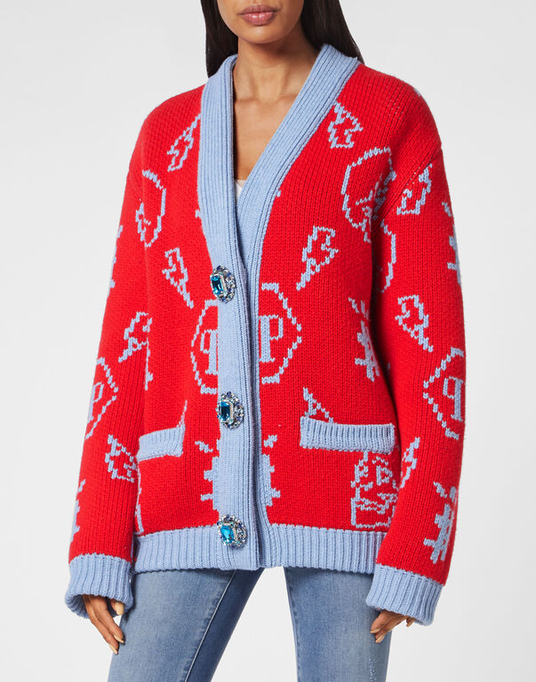 Jacquard Cardigan Monogram