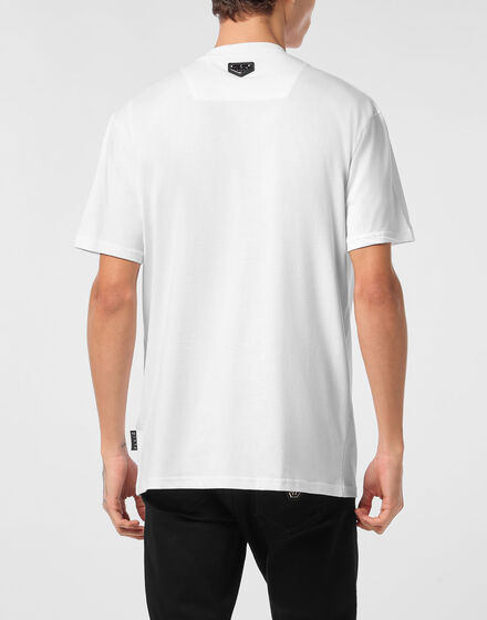 Round Neck T-Shirt Patch Plein Milan Round Neck T-Shirt Patch Plein Milan