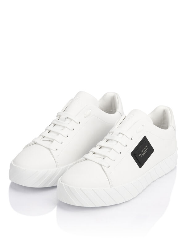Nappa Leather Low-Top Sneakers Placca
