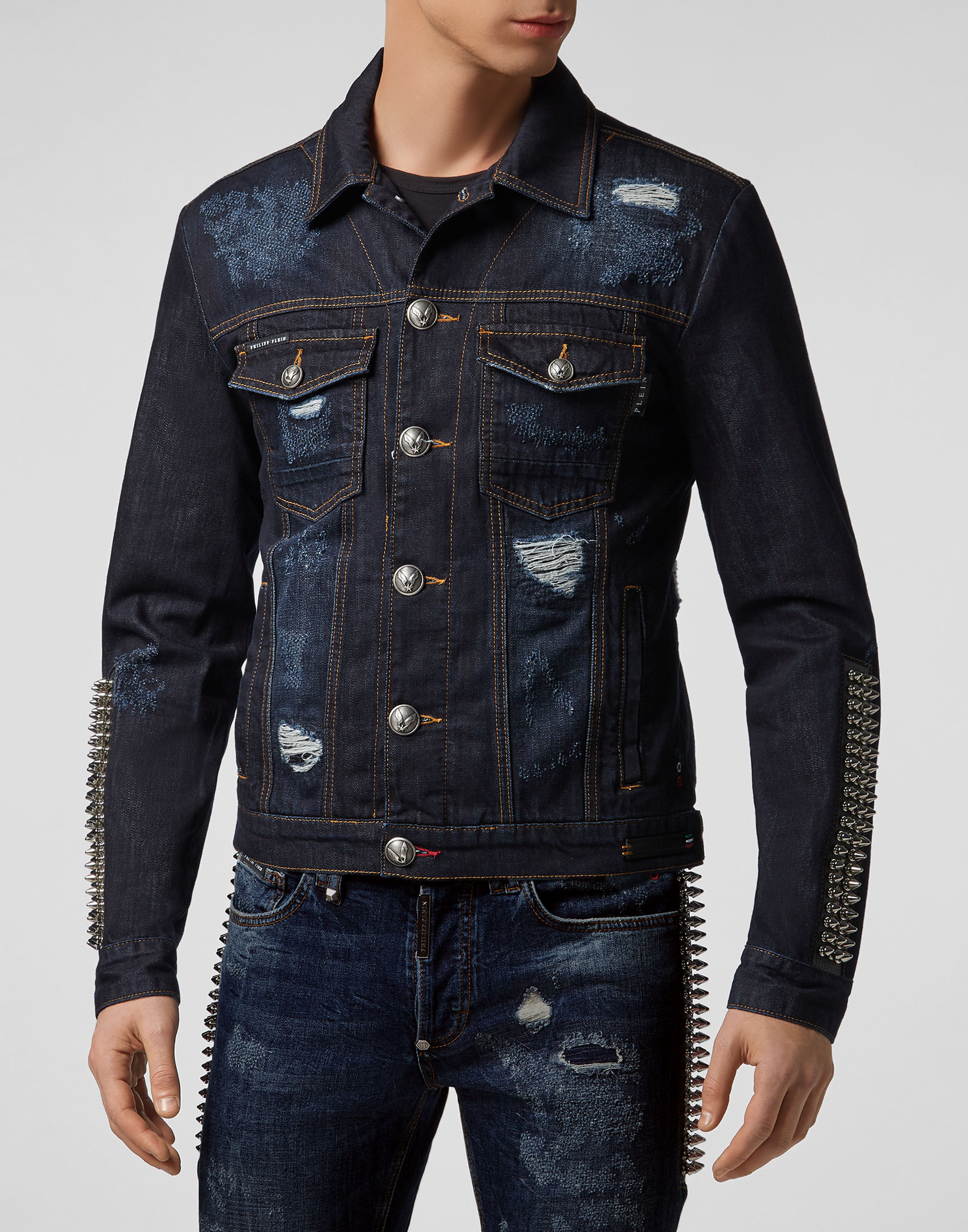 Jean jacket destroyed shop