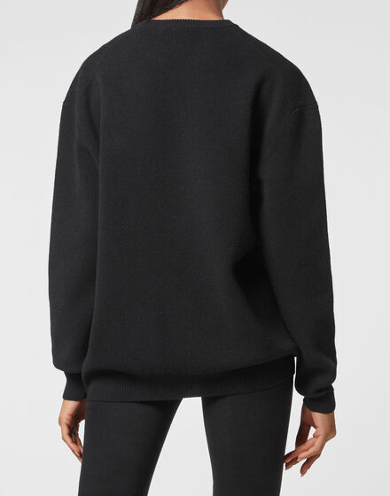 Round Neck Pullover LS Skull&Bones