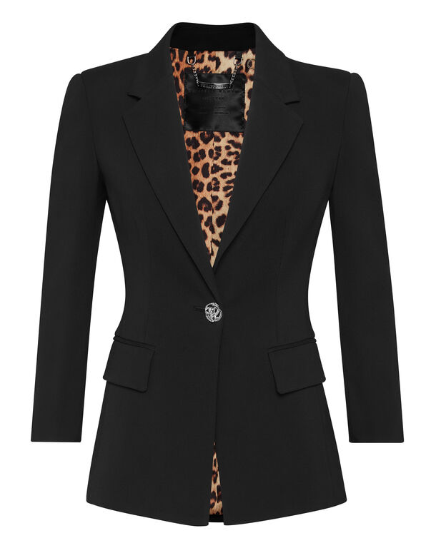 Sophia Full Color Blazer Skull strass