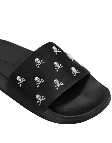 Flat gummy sandals Skull&Bones