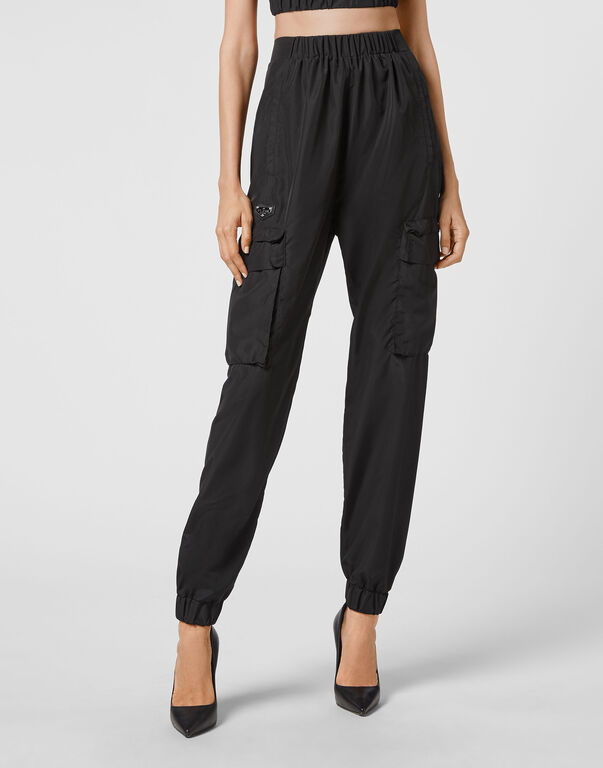 Nylon Jogging Trousers Iconic Plein