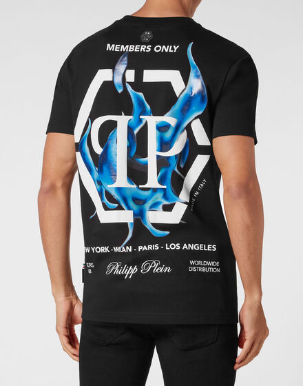 T-shirt Round Neck SS Flame Logos T-shirt Round Neck SS Flame Logos