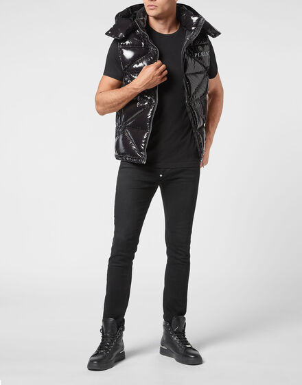 Sleeveless Jacket Hexagon
