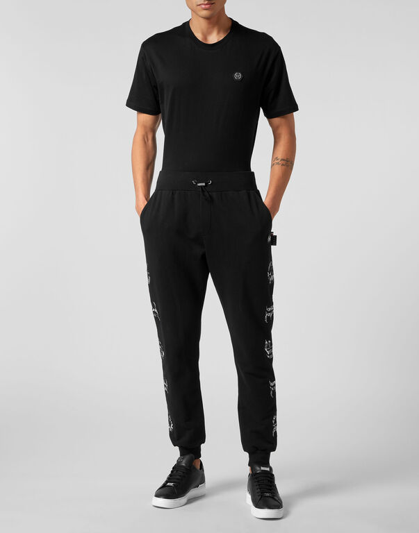 Satin Jogging Trousers Paisley Gothic Plein Satin Jogging Trousers Paisley Gothic Plein