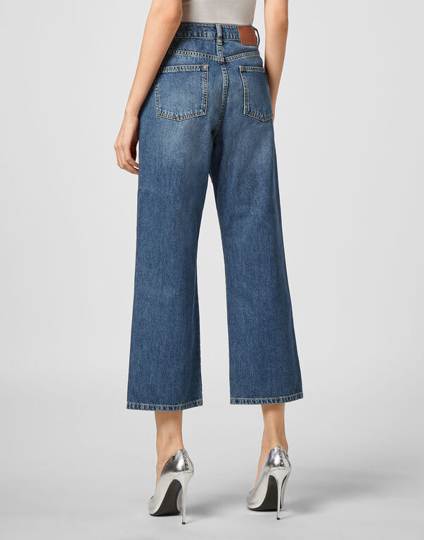 Denim Trousers Loose Fit Iconic Plein