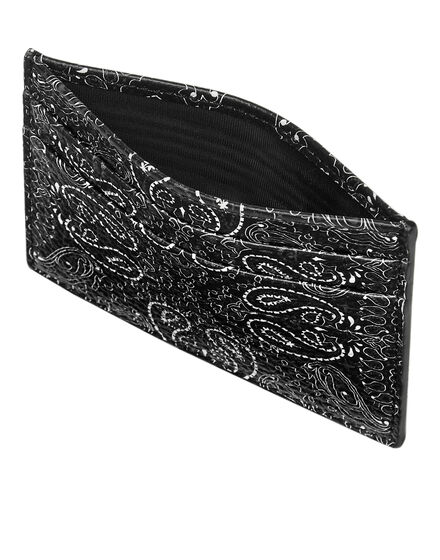 Leather Credit Cards Holder Paisley