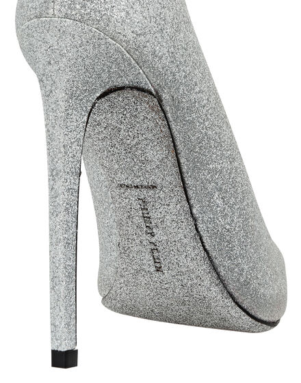Glitter Decollete Pumps