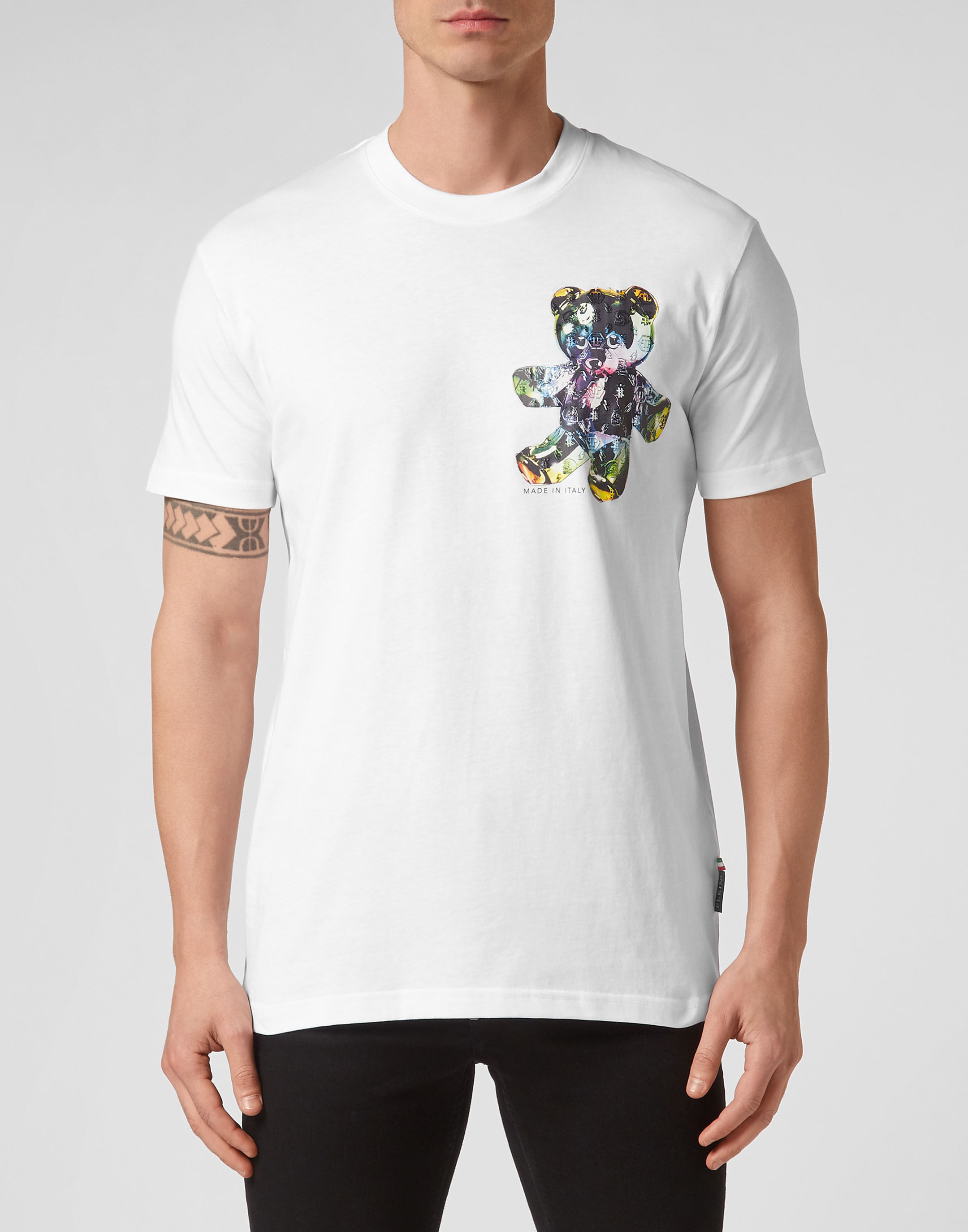 T-shirt Round Neck SS Teddy Glass | Philipp Plein Outlet