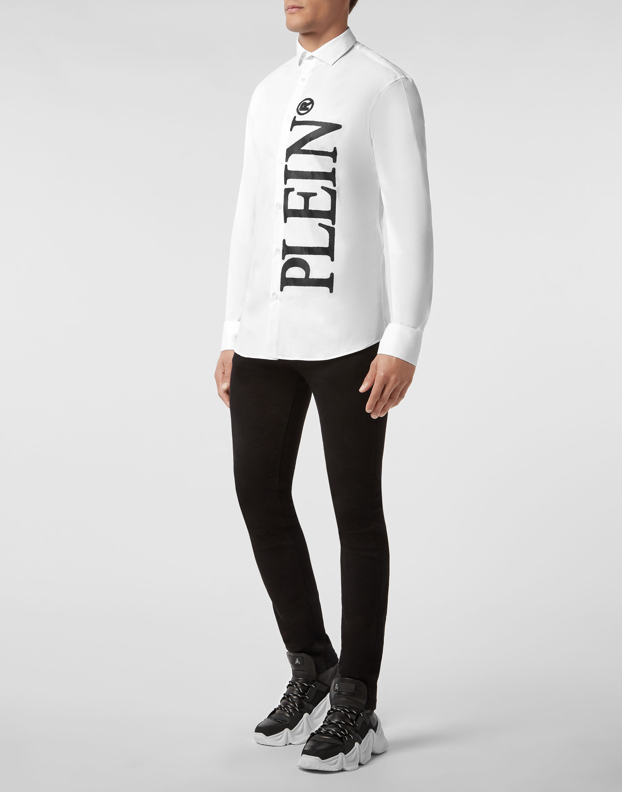 Philipp Plein long sleeve shirt - White