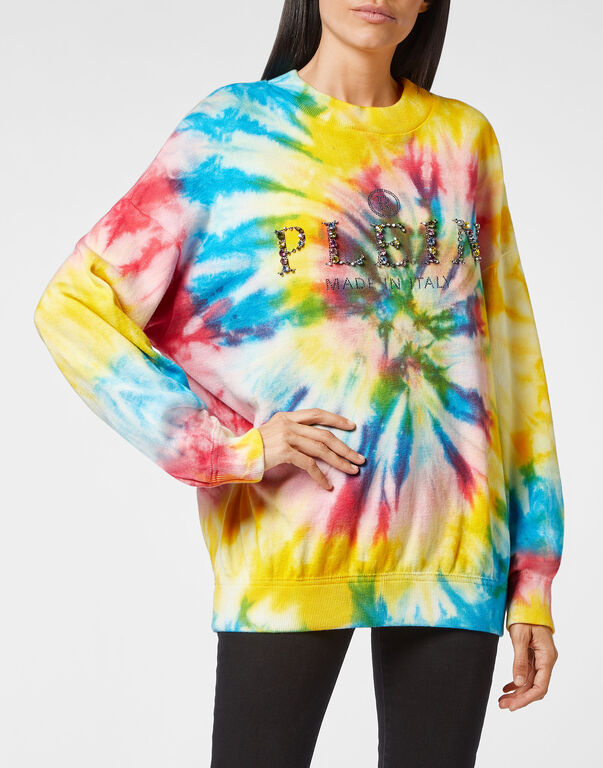 Pullover Round Neck LS  Tie dye