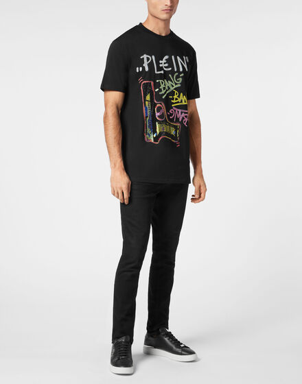 Round Neck T-Shirt Plein Gun Round Neck T-Shirt Plein Gun