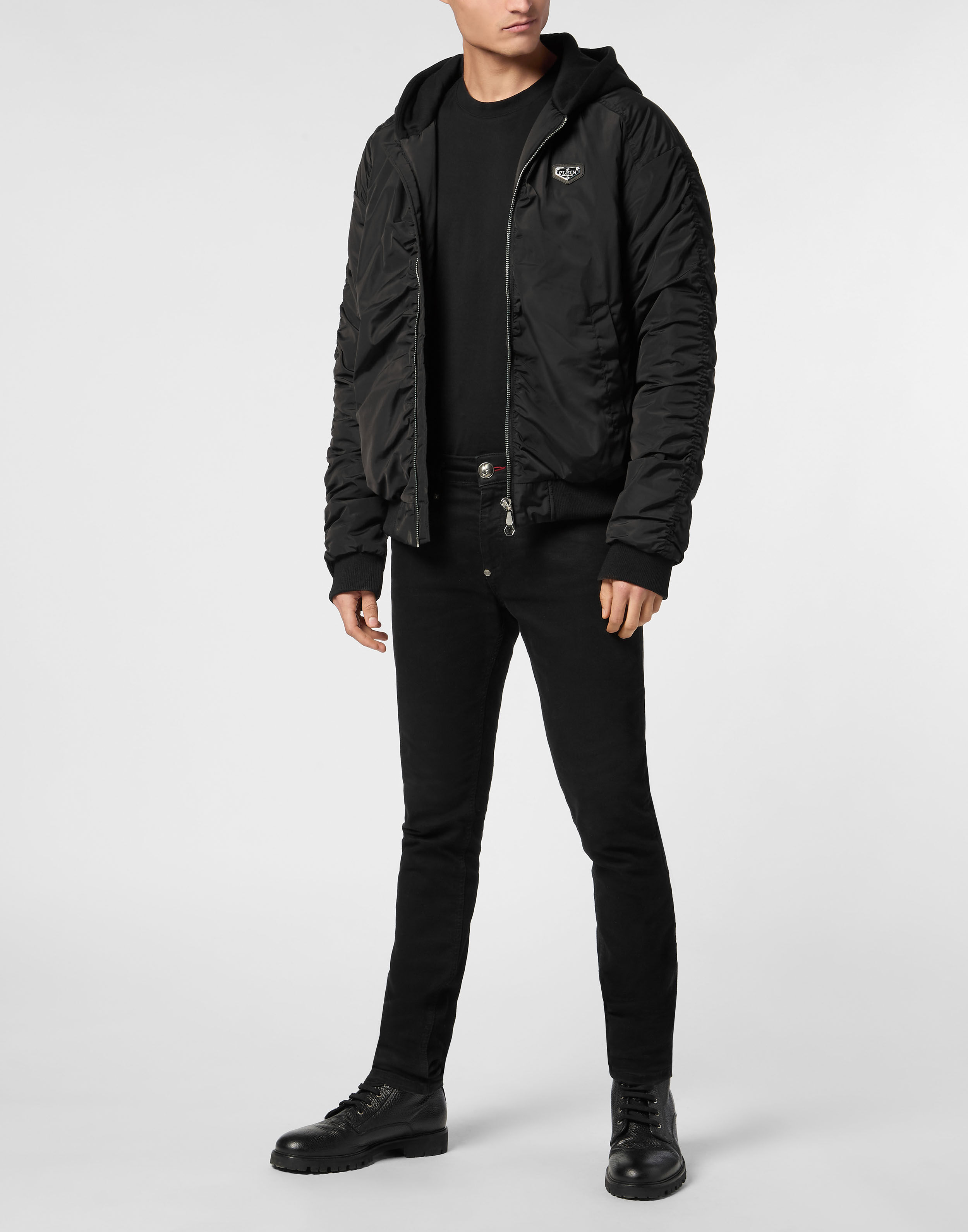 ジャケット・アウター NYLON PADDED JACKET/PADDED PANTS Padded Nylon Jacket | Philipp Plein Outlet