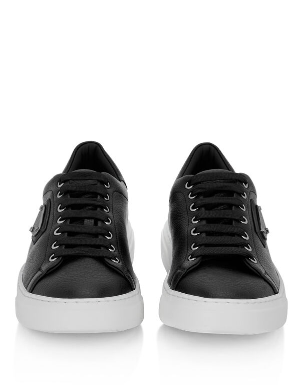 Leather Lo-Top Sneakers Iconic Plein