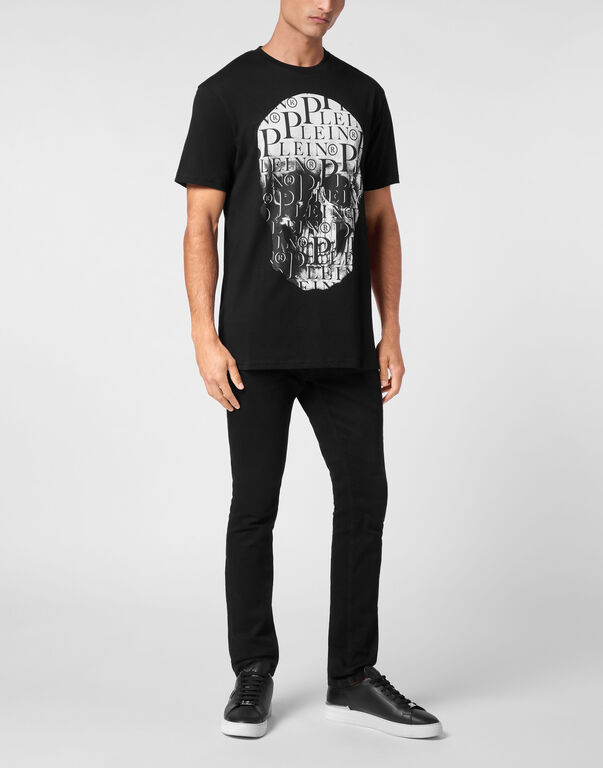 T-shirt Round Neck SS Print Skull