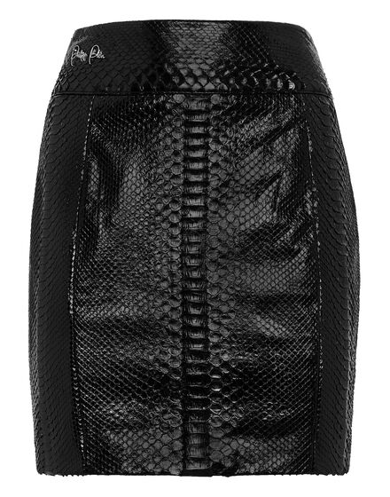 Leather Skirt Short Luxury