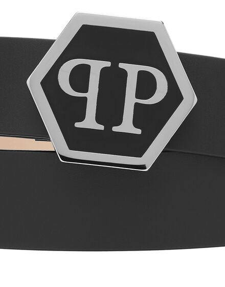 Leather Belt Hexagon