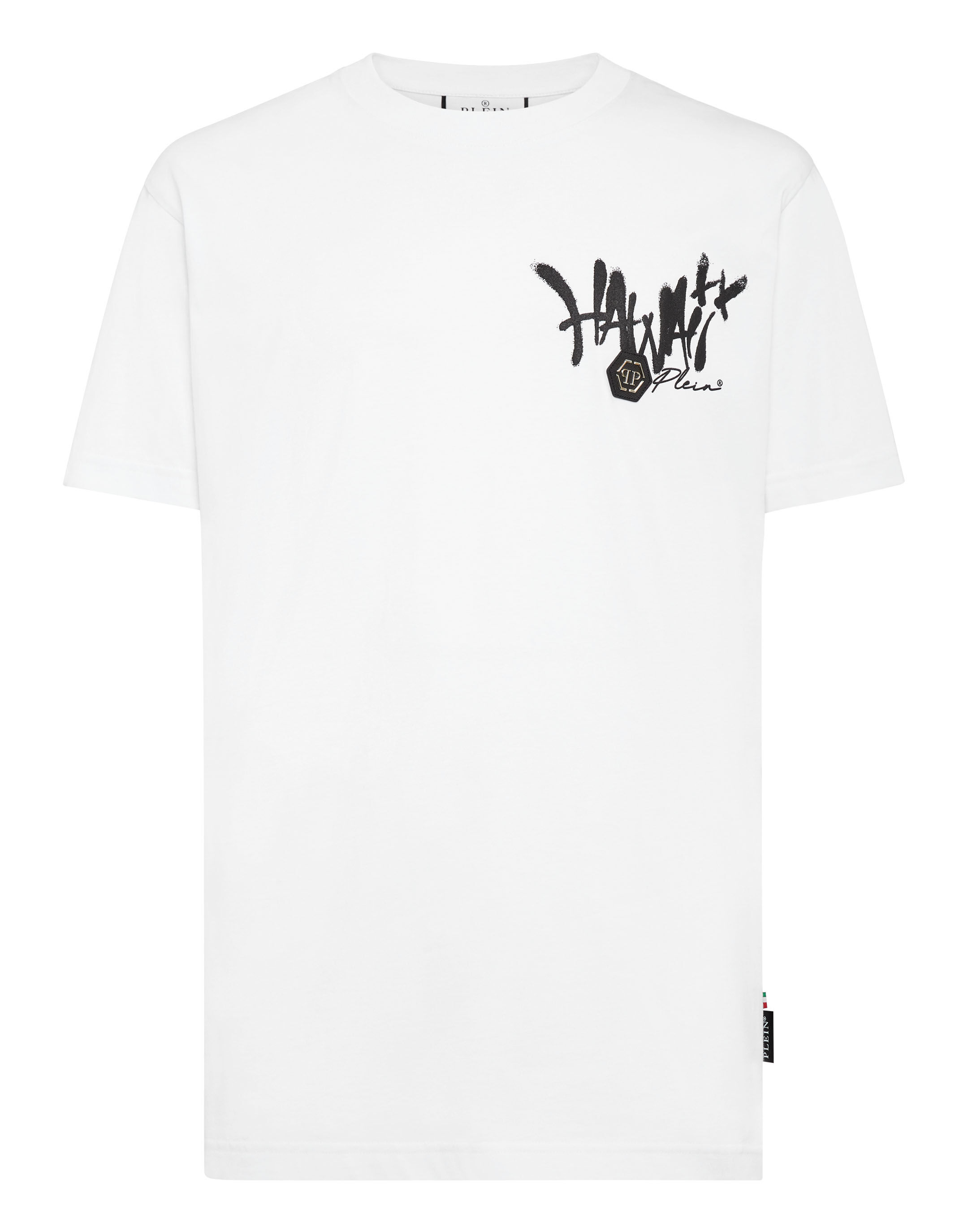 Tシャツ・カットソー Philipp Plein SACC MTK6077 PJY002N ROUND NECK HAWAII T-shirt SACC-MTK6075-PJY002N_01_sf.jpg