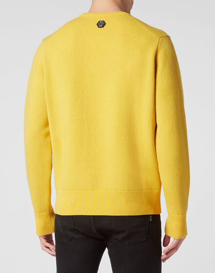 100% WOOL Pullover Round Neck LS Love
