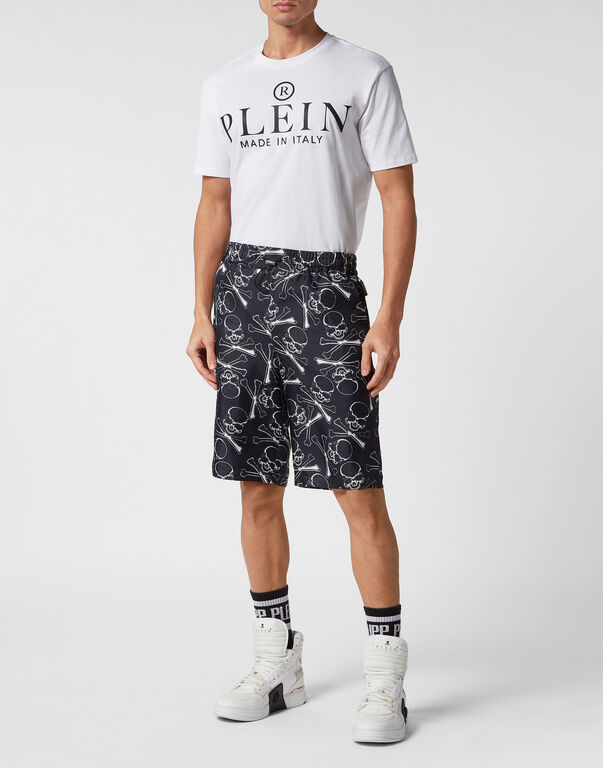 Silk Short Trousers Skull&Bones