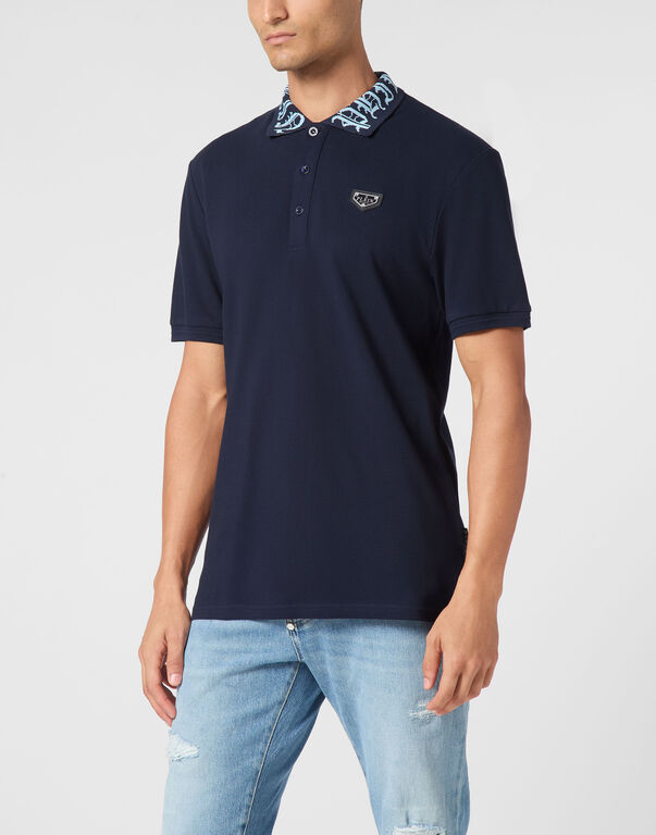 Pique Polo Shirt SS Gothic Plein