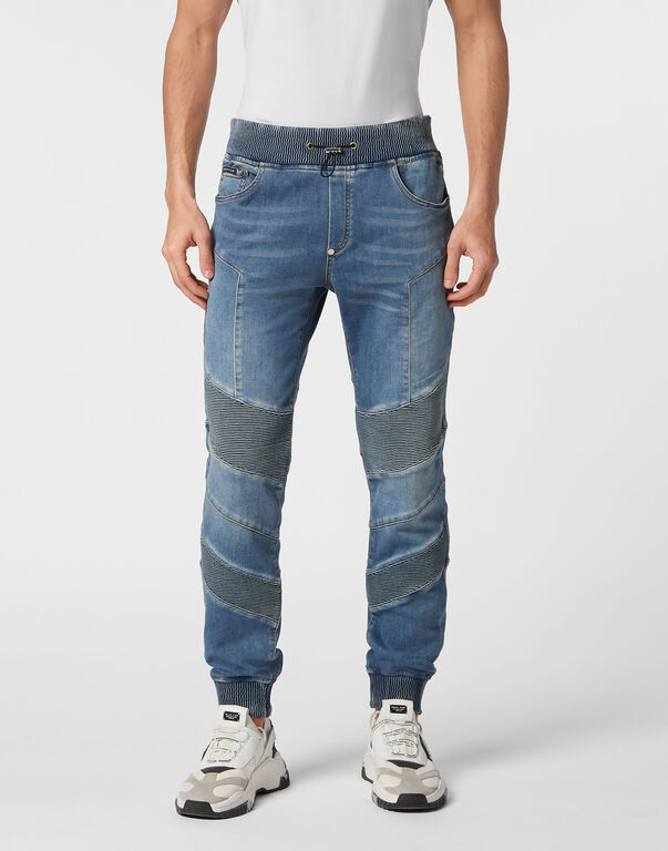 Denim Jogging Trousers