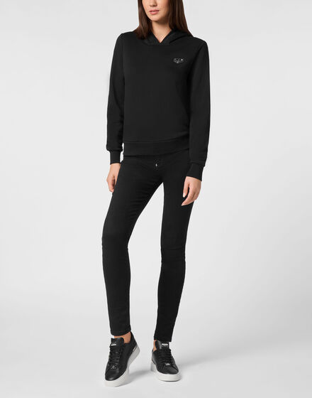 Hoodie Sweatshirt LS Iconic Plein