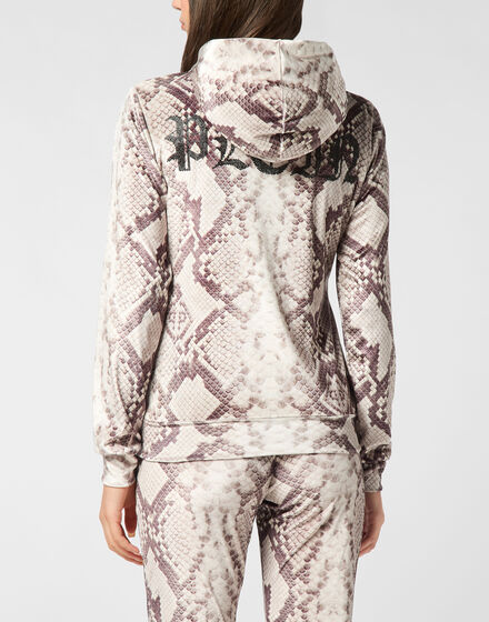 Zip Hoodie All-Over Python Zip Hoodie All-Over Python