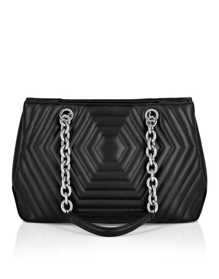Nappa Shoulder Bag Hexagon