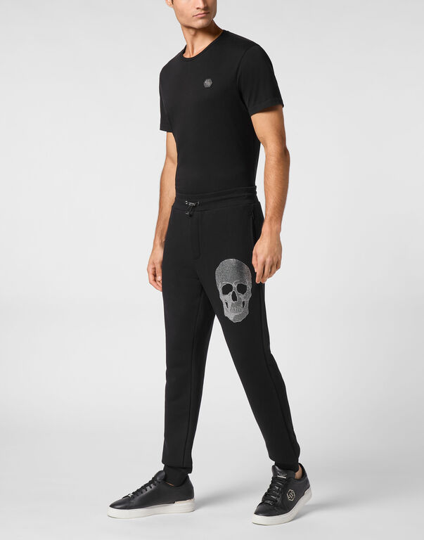 Jogging Trousers Skull strass